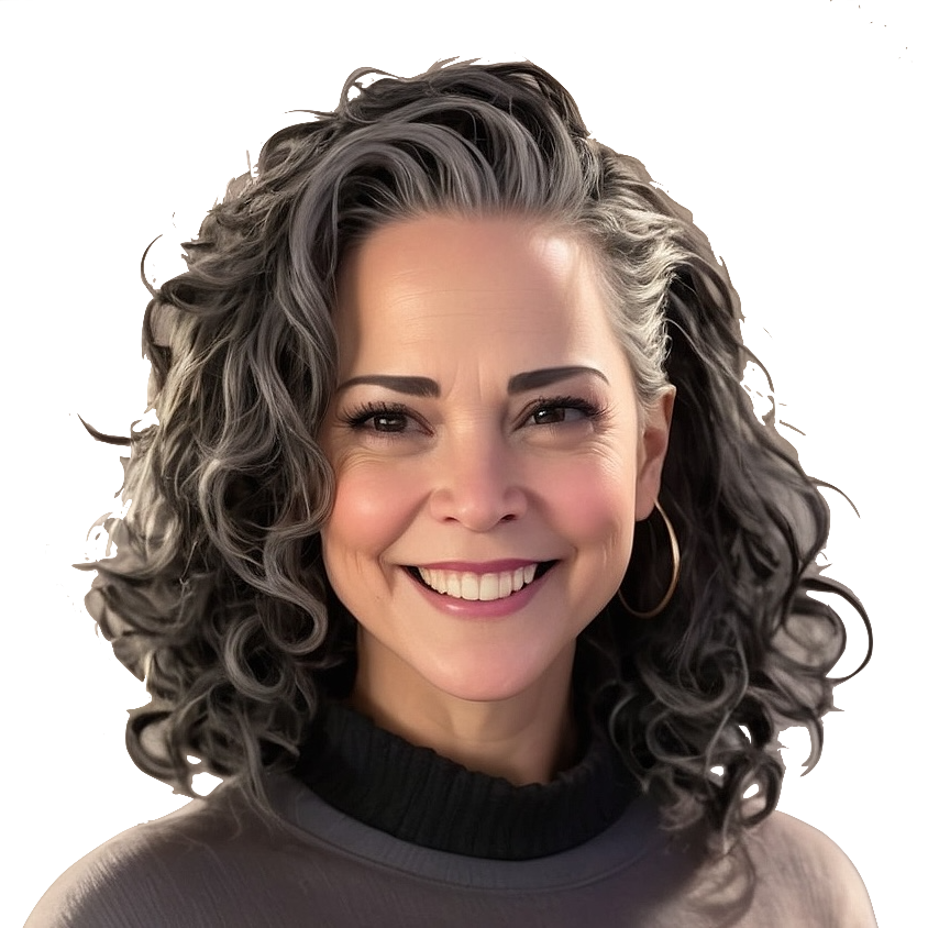 Sarah, a psychiatric nurse practitioner with 20+ years experience, smiling warmly — helping couples address financial stress and improve money communication through trauma-informed care.